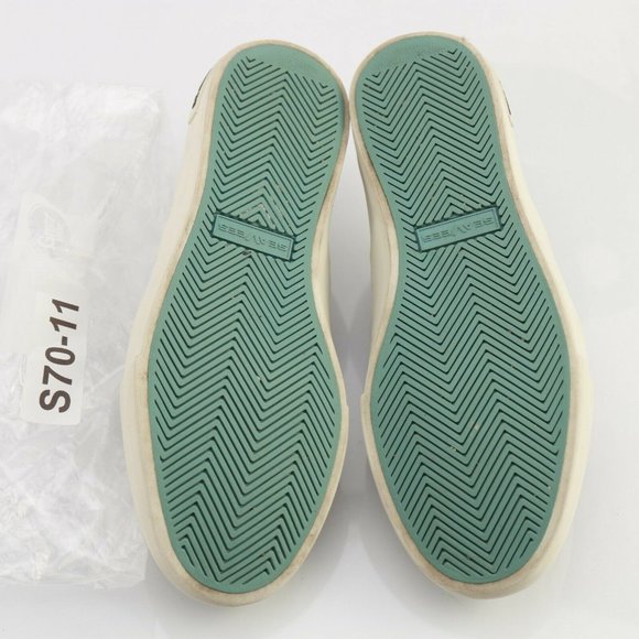 SeaVees for J Crew Women Legend Sneaker Size 7.5 Black White Leopard Animal - Picture 9 of 12